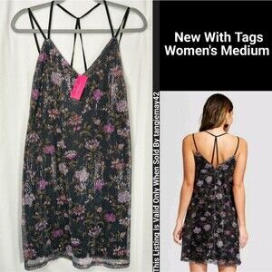 Xhilaration Sequin Strappy Slip Dress NWT Women’s Medium